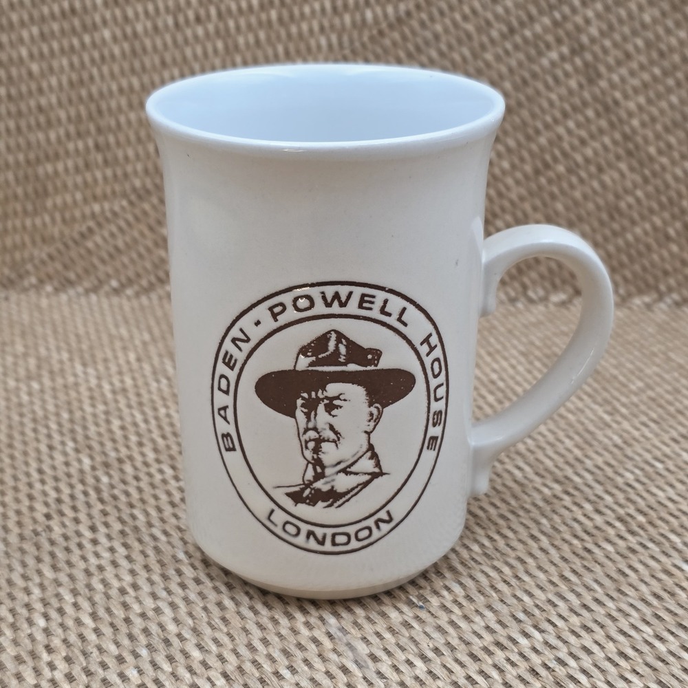 Boy Scouts Baden Powell House of London Coffee Cup Stoneware Mug Ashdale Pottery